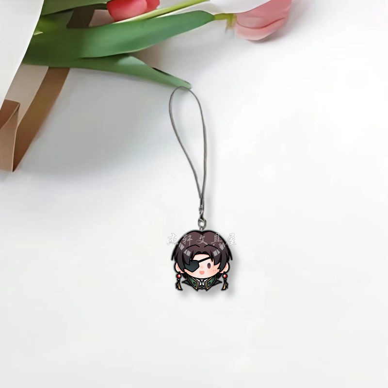 Gió Ngắt Điện Thoại Di Động Dây Sakura Haruka Suou Hayato Acrylic Mặt Dây Chuyền Kawaii Dây Treo Dễ Thương Anime Hàng