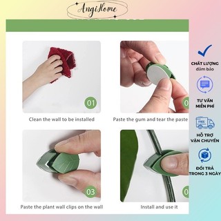 Set 10 kẹp cố định cho cây leo tường hình chiếc lá ANGIHOME