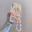 ốp lưng Samsung A11 Tương thích với ốp lưng điện thoại silicon mềm viền kem dễ thương trong suốt TYGZ2