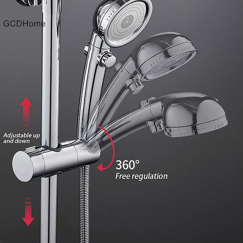 Phụ kiện phòng tắm GCDHome 360° Xoay 18-25mm Giá đỡ vòi hoa sen có thể điều chỉnh Giá đỡ vòi hoa sen Kẹp vòi hoa sen Đường ray trượt HOT