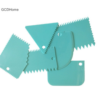 Gcdhome 6 Cái Cắt Bánh Ngọt Bột Fondant Kem Decorag Bánh Cạp Cạnh Dụng Cụ HOT