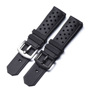 Dành Cho Đồng Hồ TAG Dây Đeo Đồng Hồ Silicon Nhiệt Đới CARRERA Monaco 22 Mm Dây Đồng Hồ WAZ2113 Cao Su Đồng Hồ Lặn Diver Thể Thao Nhựa Dây Đeo Tay Nam Nữ Vòng Tay