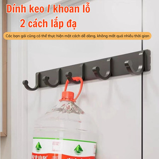 Thanh Treo Quần Áo Dán Tường Myd.23 Chịu Lực Tốt, Lắp Đặt Dễ Dàng Không Cần Khoan