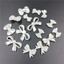 20 Chiếc Acrylic ABS Có Lỗ Chất Liệu Giả Ngọc Trai Ruy Băng Nơ DIY Handmade Hạt Bông Tai Phụ Kiện Vòng Cổ Hình Trang Sức Làm