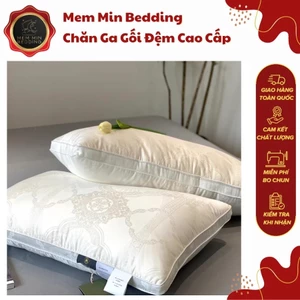 Ruột Gối Bông Xơ Đậu Nành Nguyên Chất Vỏ Tencel 100s Cao Cấp - Memminbedding Luxury