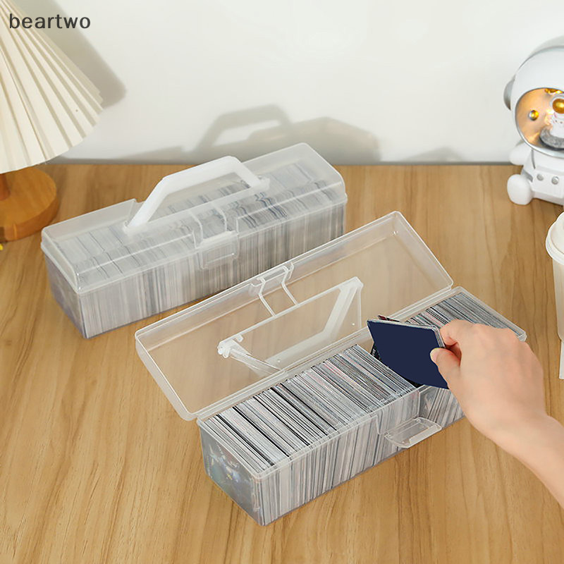 < Beartwo > Hộp đựng ảnh thần tượng trong suốt Album nhạc Kpop bằng nhựa Photocards Bộ sưu tập thẻ nhỏ Hộp đựng thẻ ảnh Đẹp