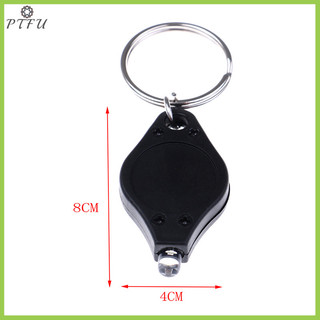 PTFU Sáng Led Micro Light Bóp Ánh Sáng Vòng Chìa Khóa Cắm Trại Chìa Khóa Mới