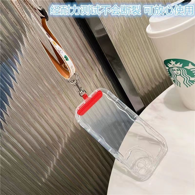 Dễ Thương Điện Thoại Di Động Dây Kết Nối Mảnh Cổng Sạc Kết Nối Khóa Điện Thoại Di Động Mỏng Kẹp Mảnh t-Type Đa Năng Tự Làm Treo Cổ Cố Định Mảnh