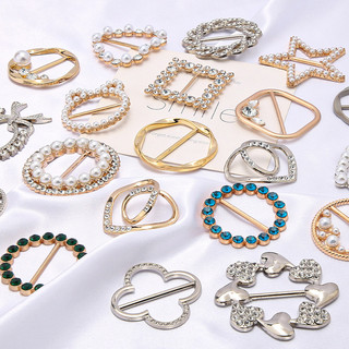 Khóa thắt nút kim loại góc ngọc trai, kim cương, thắt lưng áo thun phong cách Chanel, khăn quàng cổ, kiểu Nhật