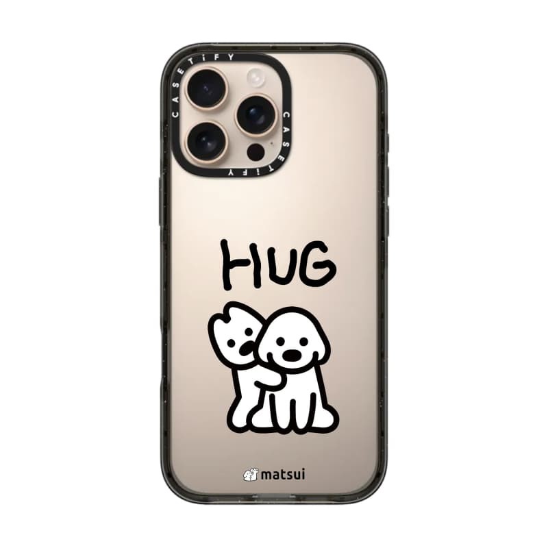 Casetify X Hug Black Edge Peach Haze Cotton Candy Collection Clear Hard Case cho Apple iPhone 12 13 14 15 16 Pro Max Plus có hộp