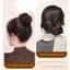 COSCOVED Hoa Bun Đầu Tóc Giả, Tóc Giả Cô Dâu Donut Chignon, Retro Tự Nhiên Vintage Tóc Móng Vuốt Tóc Bun Nữ