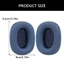 WU 1 Cặp Đệm Tai Thay Thế Cho Tai Nghe Earmuff Miếng Lót Tai Nghe Để Tăng Cường Cách Ly Tiếng Ồn