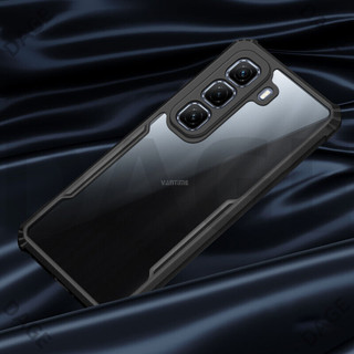 Dành cho Infinix Hot 50 Pro + 4G Plus Ốp lưng Đệm chống sốc gia cố cạnh Mặt sau Vỏ cứng trong suốt DAGE