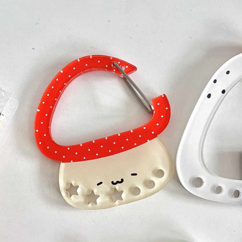 Sổ tay Trang trí Quà tặng Móc khóa Carabiner Túi quyến rũ Ba lô Mặt dây chuyền Hàn Quốc Lều tay dễ thương INS Ban đầu Acrylic Minh họa Đồ trang sức