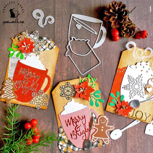 Cupcake Kem Món Tráng Miệng Kim Loại Thép Carbon Cắt Khuôn DIY Dập Nổi Mẫu Sổ Lưu Niệm Album Ảnh Thiệp Chúc Mừng Cắt Chết Giấy Nghệ Thuật Khuôn