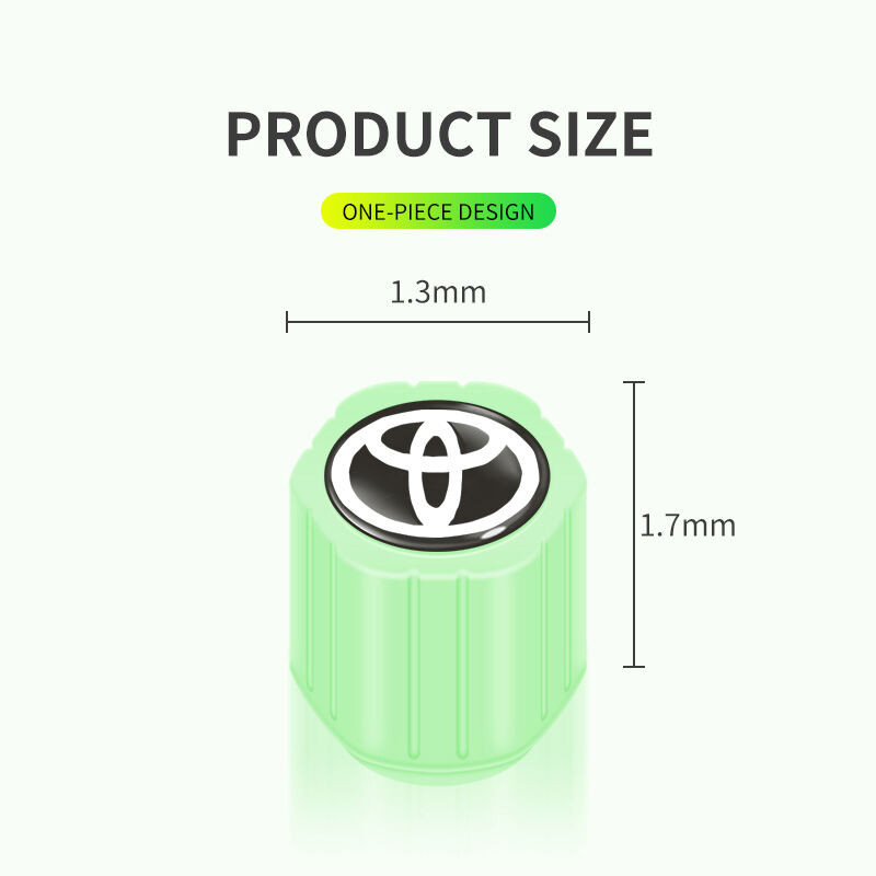 4 cái nắp van lốp xe ô tô Toyota phát sáng cho Vios ncp93 Wish Hilux Yaris Rush Corolla Cross Avanza Innova Hiace Alphard Altis Camry phụ kiện xe máy xe đạp