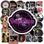 Hộp 50 Miếng Dán Sticker Hình ROCK BAND - Chống Thấm Nước Đa Năng Dùng Trang Trí Vali, Laptop, Tủ Lạnh | Gì Cũng In