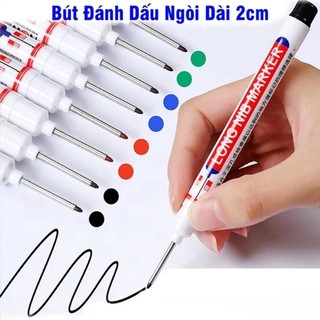 [Loại To] Combo 10 bút đánh dấu ngòi dài 20mm chuyên dụng đánh dấu vị trí, đánh dấu lỗ khoan ngòi dài - Màu ngẫu nhiên