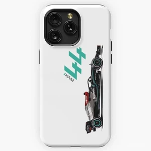 Ốp điện thoại phim bóng F1 Racing tương thích với iPhone 16 15 14 PLUS X XS XR XSMAX 12 PRO 11 13 14 15 16 ProMax QYJS Lewis Hamilton hai trong một ZX6Z