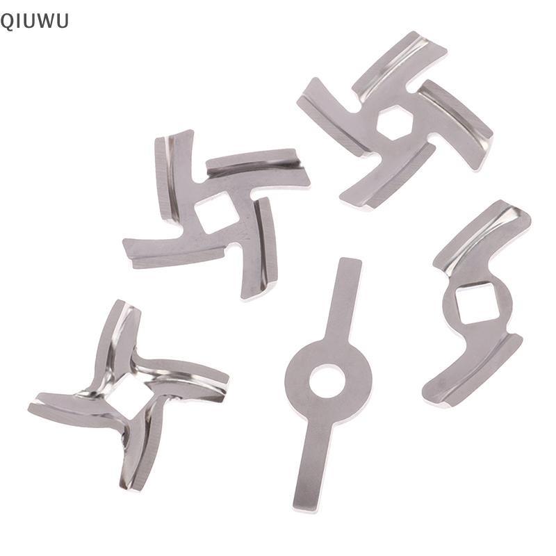 QIUWU Máy Xay Thịt Phần Lưỡi Xay Thực Phẩm Lưỡi Xay Dao Cắt Thay Thế Phù Hợp Cho Vitek Scarlett Elenberg Verloni Daewoo.