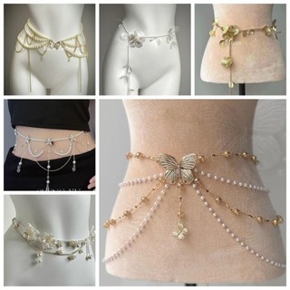 [Còn hàng] Dây thắt lưng NOOKSTORY, Dây chuyền bụng hoa Boho đa năng, Phụ kiện thắt lưng thời trang Trang sức cơ thể thanh lịch dành cho nữ