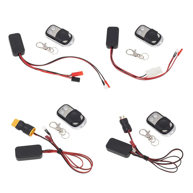RC Xe Tời Bộ Điều Khiển Mô Phỏng Động Cơ Kép Điều Khiển Từ Xa Không Dây Cho RC4WD TRX4 SCX10 1 / 10 Rock Xe Bánh Xích Phụ Tùng