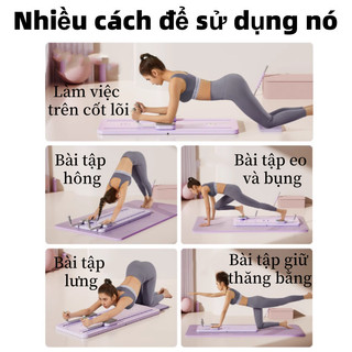 Bảng Tập Thể Dục Đa Chức Năng 5 Trong 1, Thiết Bị Tập Bụng Pilates Hỗ Trợ Huấn Luyện Cơ Bắp