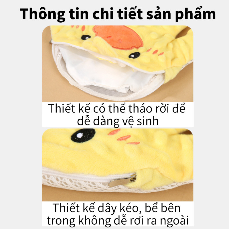 【SKISOPGO】Gối bàn tay chống giật mình cho bé hình thú,giúp bé ngủ ngon,Giảm Chướng Bụng Có Điều Khiển Từ Xa 3 Chế Độ Vỗ