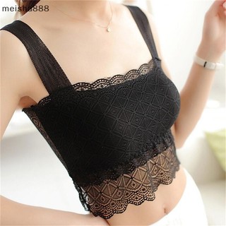 Meisha888 Nữ Gợi Cảm Ren Móc Dây Áo Ngực Miễn Phí Dây Co Giãn Crop Tank Top
 Đẹp