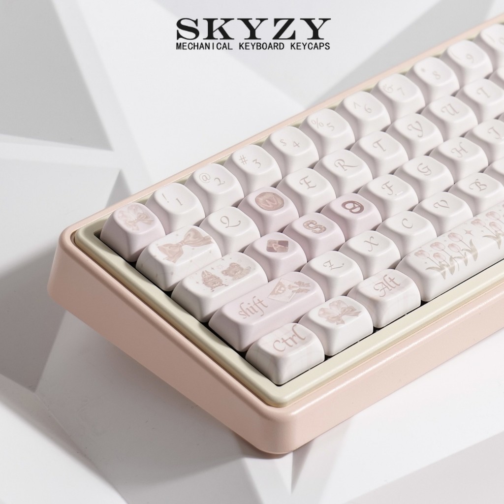 Barbie Keycaps SOA Profile Dễ Thương Muppets Cô Gái Hồng PBT Dye Sub ...