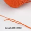 SMILE 280-300m / Cuộn Sợi Nhiều Màu Sắc, Sợi Rơm Raffia Tự Nhiên DIY, Giỏ Đan Tay Chất Liệu Đan Mũ Móc