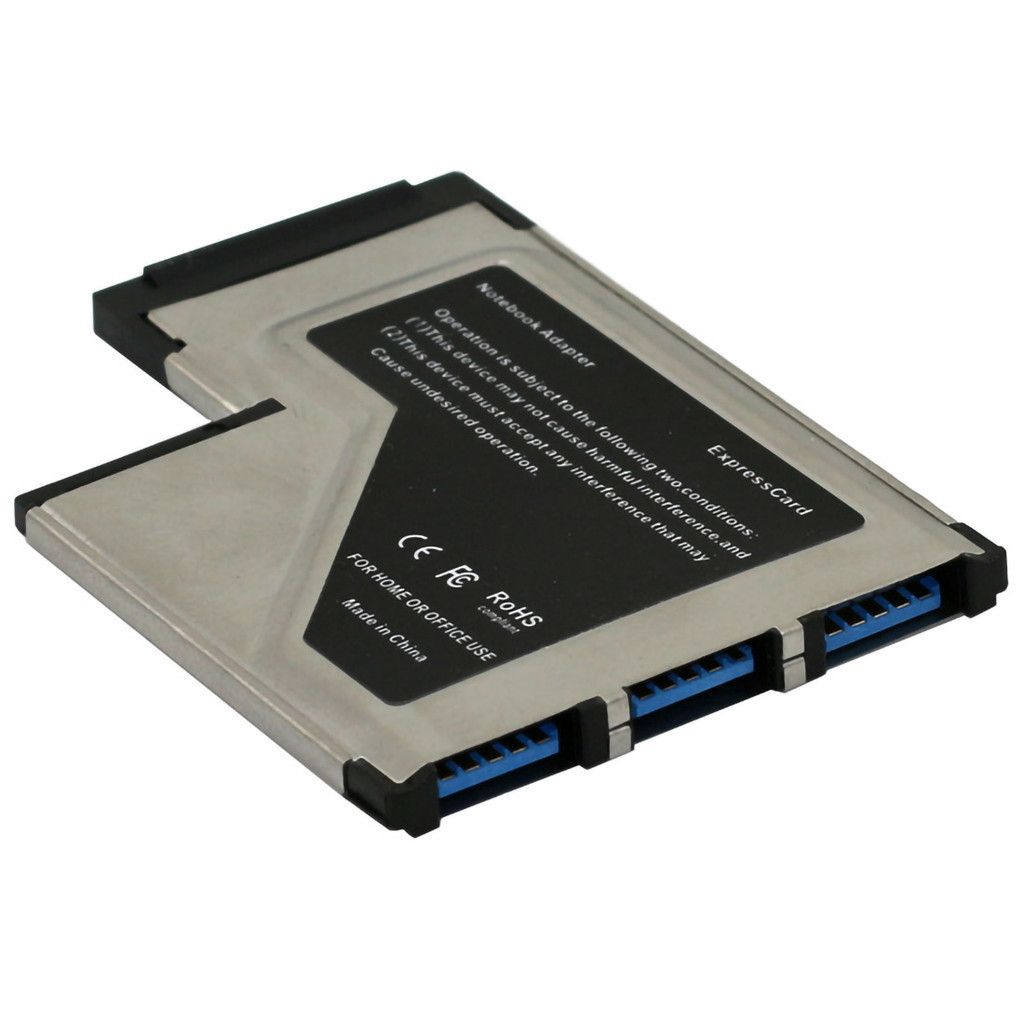 Jmt 3 Cổng Ẩn Bên Trong USB 3.0 Sang Expresscard 54mm USB3.0 Bộ Chuyển Đổi Cho PCMCIA Express Card Laptop Notebook PC