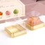 GAVESTO 50 Cái Hộp Đựng Muffin, Đồ Dùng Tiệc Mini Cupcake Hộp, Hộp Đựng Bánh Mái Vòm Đám Cưới Bằng Nhựa