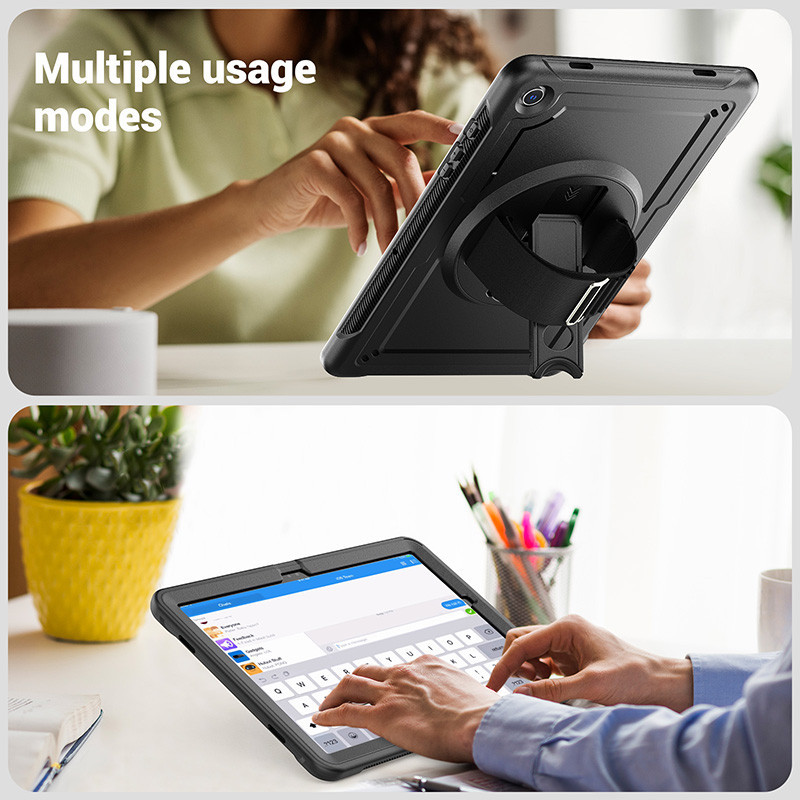 360° Ốp Lưng Xoay Tay Cho Samsung Tab A9 8.7inch X110 A9 + A9 Plus 11inch X210 Vỏ Máy Tính Bảng Chống Sốc Chắc Chắn