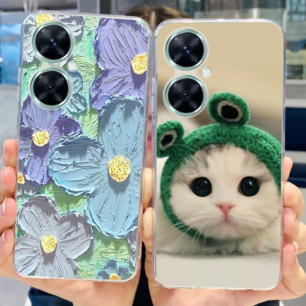 Ốp lưng Huawei Enjoy 60 Pro Chống sốc Thẩm mỹ Thời trang Hoa ngộ nghĩnh Dễ thương Sơn TPU mềm Vỏ điện thoại Huawei Enjoy60 Pro Silicon trong suốt