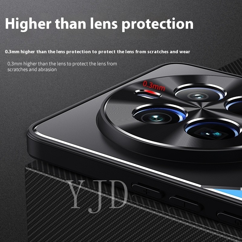 Ốp Lưng Cho Realme 12 Pro 12Pro + Kim Loại Hợp Kim Nhôm Bao Gồm Tất Cả Vỏ Điện Thoại Chống Sốc