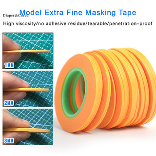 Diaper & CORED Model ing Coag Color Ultra Tape Fine DIY Mặt nạ đặc biệt rộng 1mm / 2mm / 3mm 18m Model Covering Tape YTH