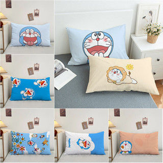Vỏ gối Doremon in 1 mặt, polyester hình chữ nhật, trang trí phòng ngủ/sofa, không kèm ruột