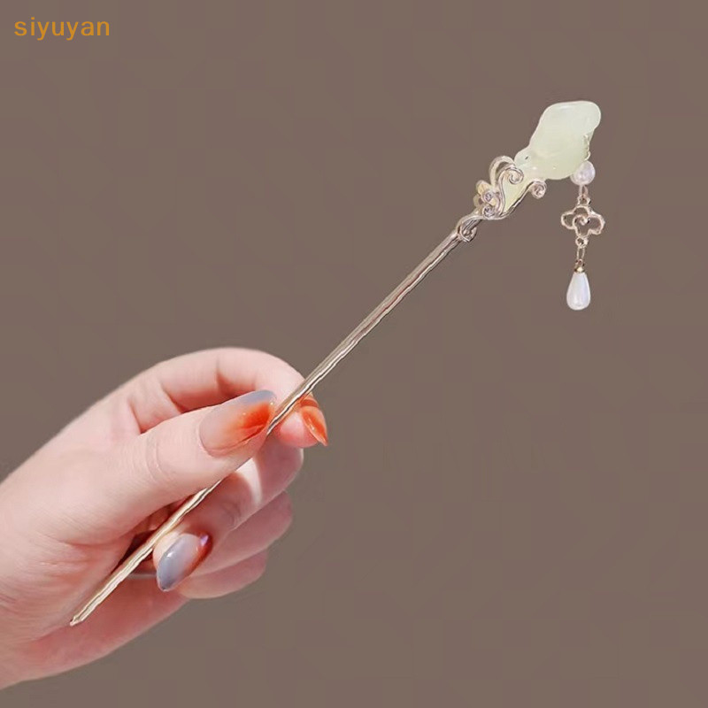 Siyuyan Truyền Thống Trung Quốc Que Tóc Vintage Kim Loại sel Kẹp Tóc Handmade Tóc Đũa Đầu Phụ Kiện Nữ Tạo Kiểu Tóc Dụng Cụ VN