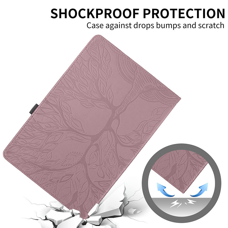 360 ° Xoay Bao Da PU Dập Nổi Và TPU Mềm Ốp điện thoại Máy Tính Bảng Dành Cho Xiaomi Poco Pad 12.1 "2024 Redmi Pad Pro 12.1" 2024