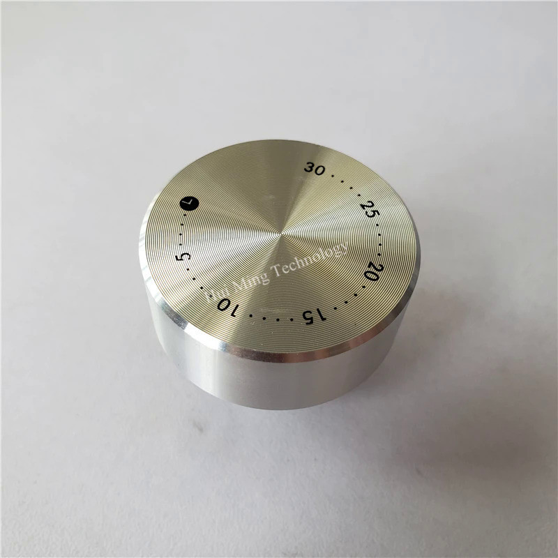 1 Chiếc Nhôm Nhựa Núm Điện Áp Núm Nắp 35 * 14Mm 48 * 17 Điểm Nổi Bật Quy Mô Số Lò Nướng Nồi Chiên Không Khí Hẹn Giờ Điều Chỉnh Núm