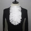 Flgo Thời Trung Cổ Thuộc Địa Jabot Cà Vạt Victorias Ruffle Áo Sơ Mi Ren Cổ Trước Có Thể Tháo Rời Cổ Giả Steampunk Co