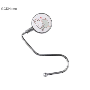 Gcdhome 1 Túi Gấp Di Động Móc Treo Ví Túi Xách Có Thể Gập Lại Móc Bàn Nữ Túi Xách Người Tổ Chức Văn Phòng Bàn Bên Móc HOT