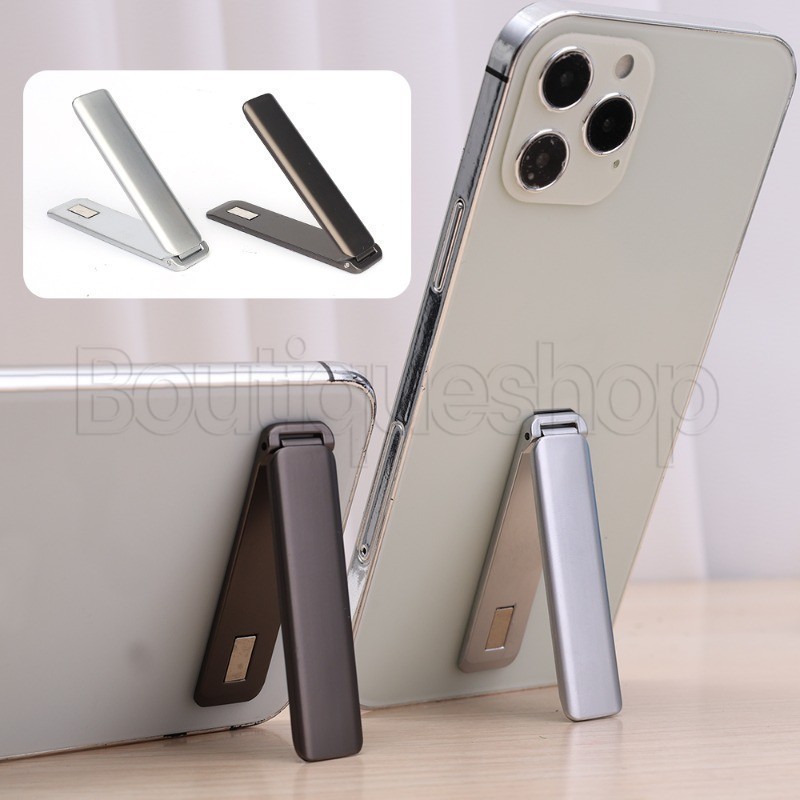 [Nổi bật] Giá đỡ điện thoại di động hình chữ nhật đa năng - Phụ kiện di động - Giá đỡ điện thoại di động nam châm - Hỗ trợ kim loại - Có thể gập lại, vô hình, tự dính