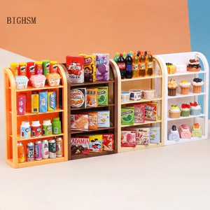 Bighsm 1: 12 Nhà Búp Bê Thu Nhỏ Siêu Thị Kệ Trưng Bày Giá Để Đồ Trang Trí Cảnh Đồ Chơi Nhà Búp Bê Phụ Kiện Martijn