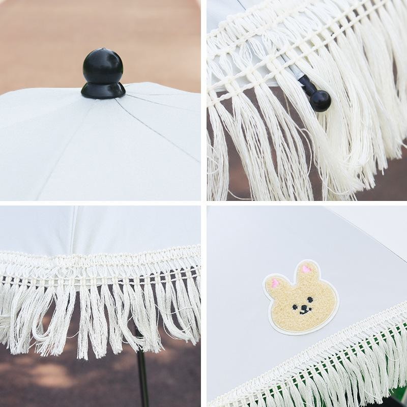 Tấm che nắng thêu ren thời trang đáng yêu cho