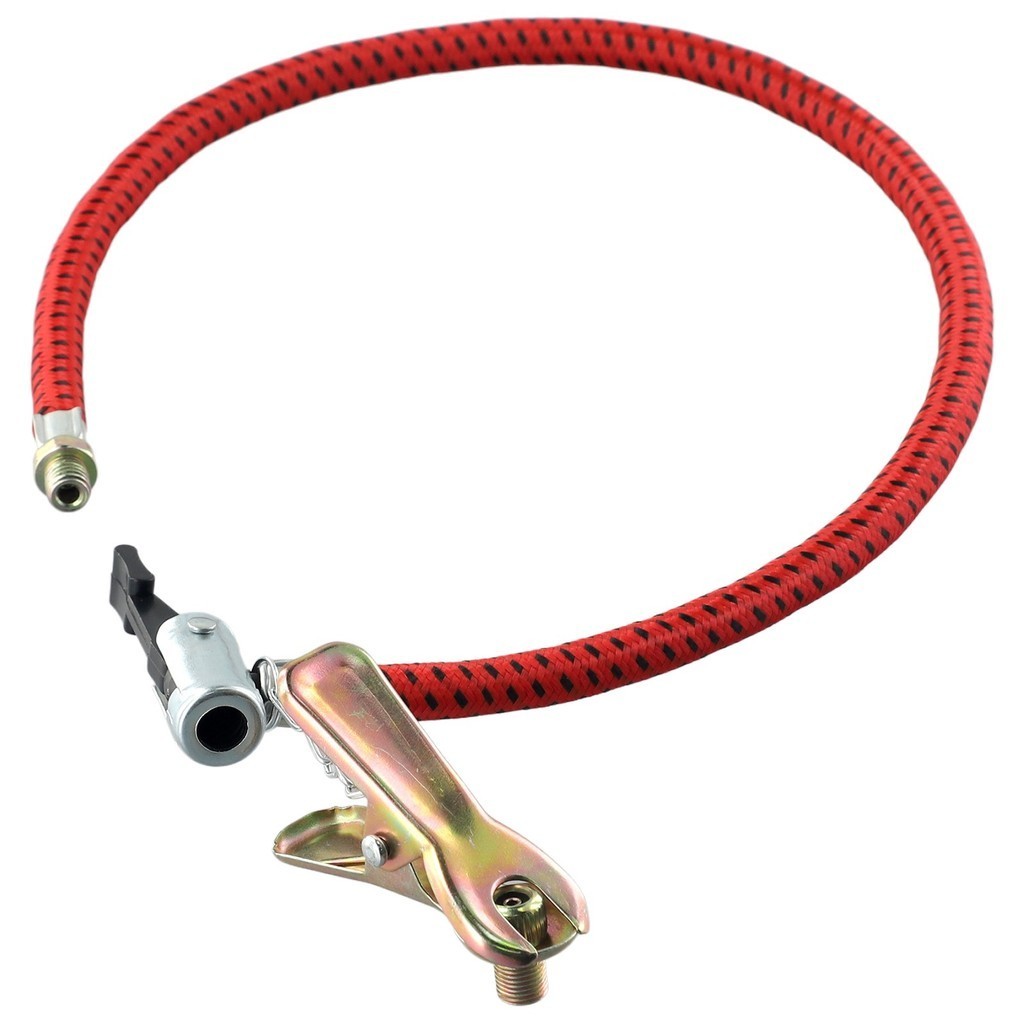 Ống Bơm Hơi Xe Đạp / Xe Máy Có Kẹp UK Vòi 60cm