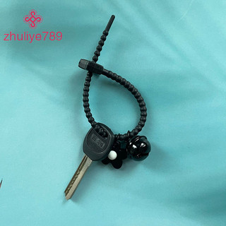 < zhuliye789 > Kẹo Ngọt Màu Hoa Móc Khóa Silica Gel Hoa Móc Khóa Cho Bé Gái Túi Mặt Dây Chuyền Ba Lô Trang Trí