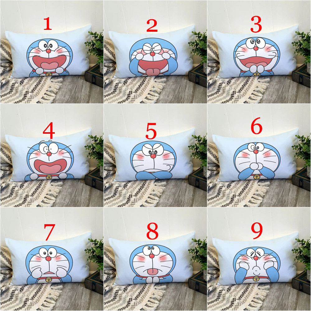 Hoạt Hình Dễ Thương Doraemo Hình Chữ Nhật Gối Một Mặt In Hình Đệm Polyester Trang Trí Nhà Cửa Món Quà Tốt Nhất (Không Có Lõi)