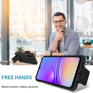 Dành Cho Samsung A05 Ốp Lưng Có Trượt Camera Chân Đế Chống Sốc Bảo Vệ Siêu Mỏng